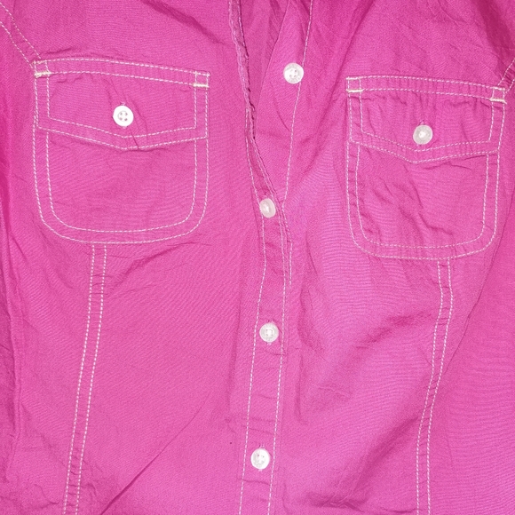 3/60$🧥 Tommy Hilfiger Pink button down shirt S - Picture 7 of 9